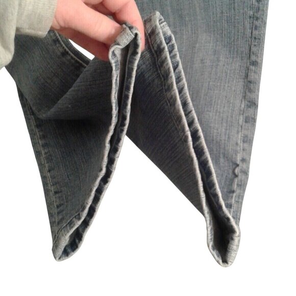 Chico's Platinum Size 0 small 4 short denim blue jeans - Picture 4 of 8